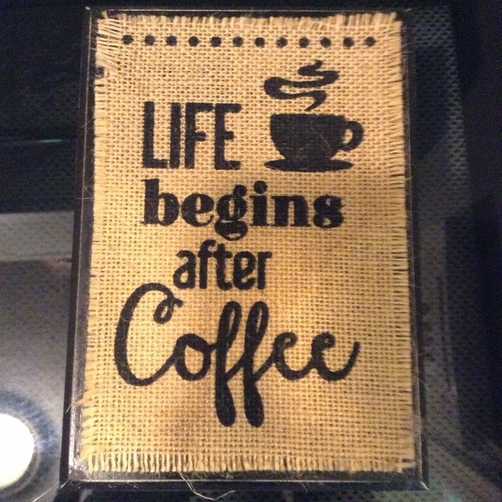 Coffee plaque